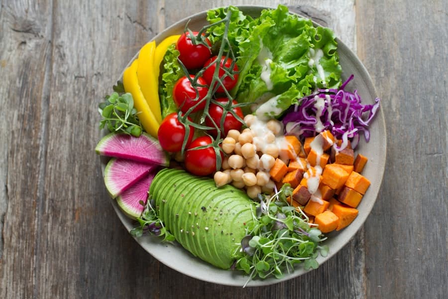 Fresh plant-based ingredients for a healthy lifestyle